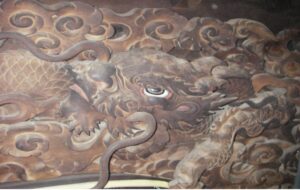 福井県　寺院　木彫り装飾のカビ除去
