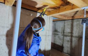 滋賀県大津市　新築戸建　漏水事故後　床下除カビ処理　和室除カビ処理